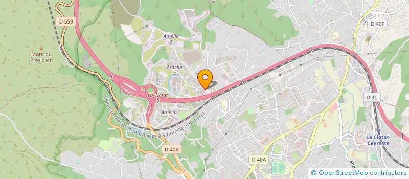 localisation de l'entreprise GROUPEMENT DE PROFESSIONNELS DE L'ENERGIE à LA CIOTAT