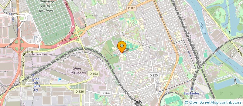 localisation de l'entreprise GROUPEMENT DE RECHERCHE POUR L'AIDE AUX MALADES MENTAUX  THIAIS