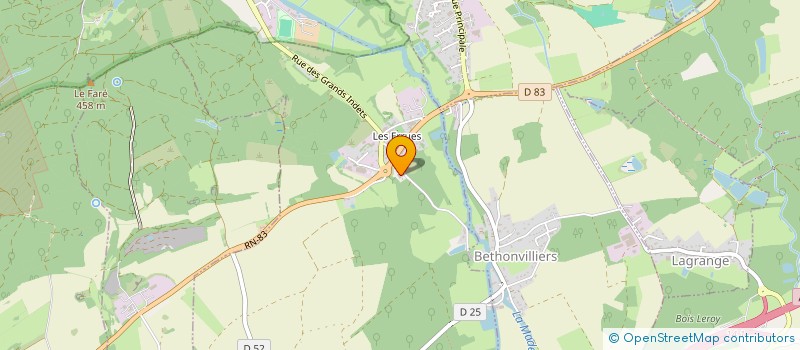 localisation de l'entreprise GROUPEMENT DE SANTE DE LA MADELEINE  MENONCOURT