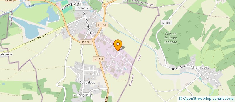 localisation de l'entreprise GROUPEMENT DE SERVICES ET DE PROMOTION à GISORS