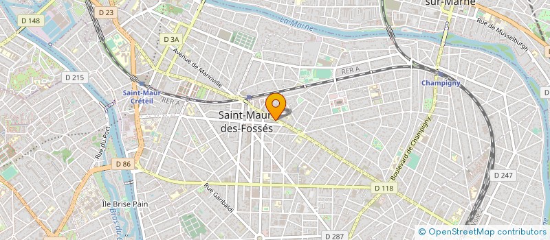 localisation de l'entreprise GROUPEMENT DE SERVICES MUTUELS à SAINT-MAUR-DES-FOSSES