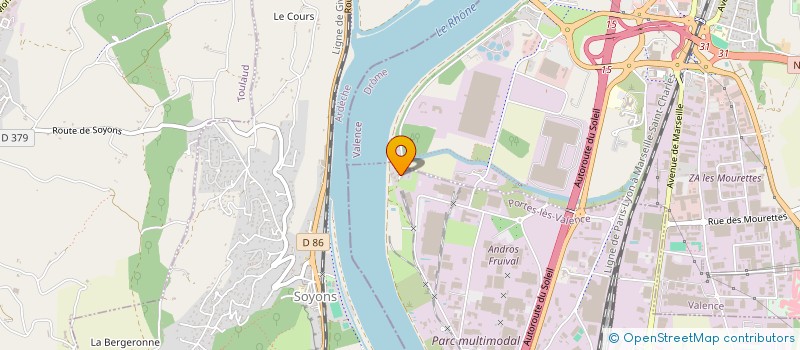 localisation de l'entreprise GROUPEMENT DE SERVICES POUR L'HABITAT à PORTES LES VALENCE