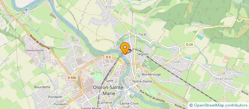 localisation de l'entreprise GROUPEMENT DE TAXIS A OLORON SAINTE MARIE - GTO  OLORON-SAINTE-MARIE