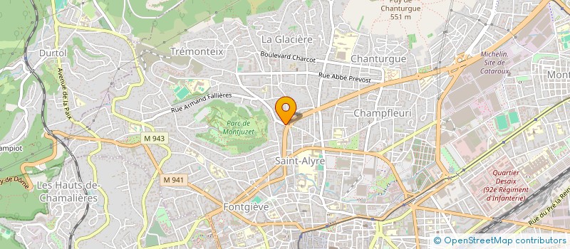 localisation de l'entreprise GROUPEMENT DE THERAPIE MANUELLE à CLERMONT-FERRAND
