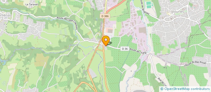 localisation de l'entreprise GROUPEMENT DE VENTES POUR L'ARTISANAT à VOURLES