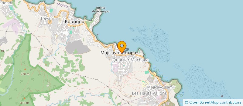 localisation de l'entreprise GROUPEMENT DE VULGARISATION AGRICOLE HOUMADI à MAMOUDZOU