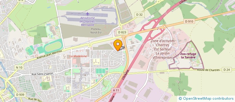 localisation de l'entreprise GROUPEMENT DE VULGARISATION FORESTIERE EURE ET LOIR à CHARTRES