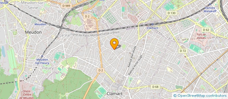 localisation de l'entreprise GROUPEMENT DEFENSE CLARMATOIS à CLAMART