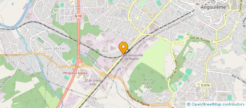localisation de l'entreprise GROUPEMENT DEFENSE SANITAIRE à ANGOULEME