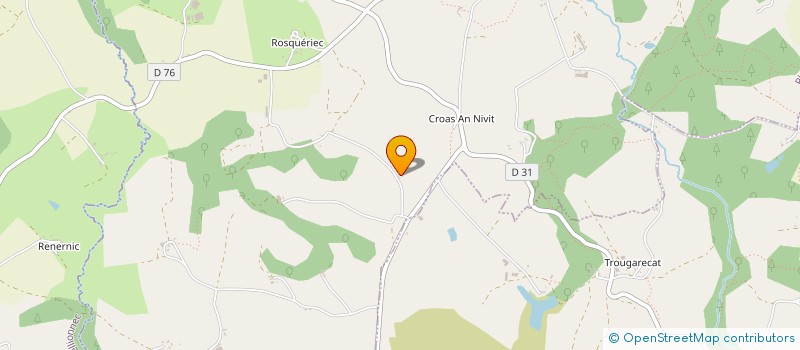 localisation de l'entreprise GROUPEMENT DEFENSE SANITAIRE  GOUAREC