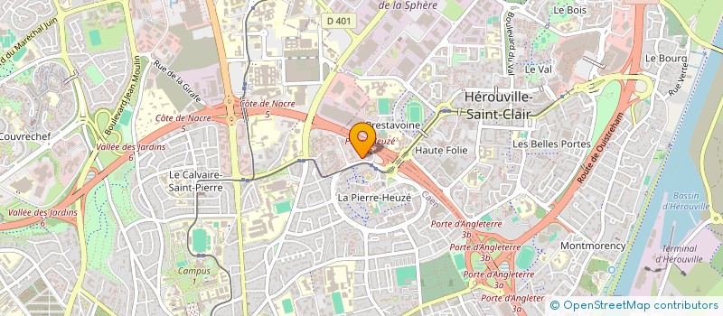 localisation de l'entreprise GROUPEMENT DEFENSE SANITAIRE ABEILLES DU CALVADOS à CAEN