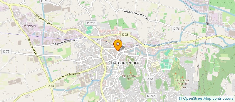 localisation de l'entreprise GROUPEMENT DEFENSE TOMATE PRIMEUR à CHATEAURENARD