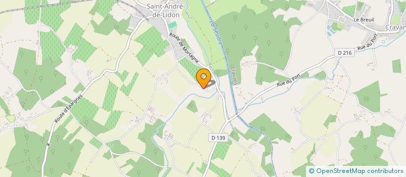 localisation de l'entreprise GROUPEMENT DEMPLOYEURS DES PETITES PLANCHES  SAINT-ANDRE-DE-LIDON