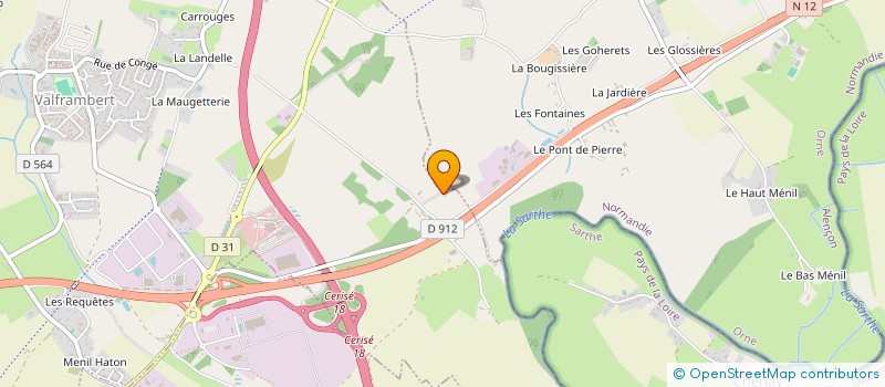 localisation de l'entreprise GROUPEMENT DEMPLOYEURS FORTIN LEROY à VALFRAMBERT
