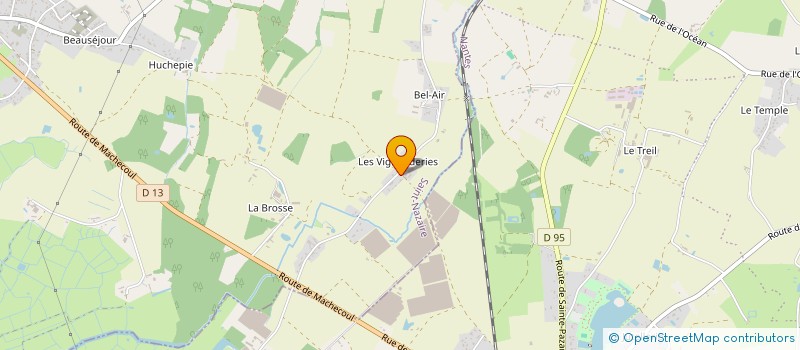 localisation de l'entreprise GROUPEMENT DEMPLOYEURS PRIMEURS BEL AIR à VILLENEUVE-EN-RETZ
