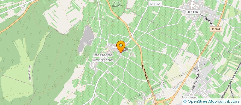 localisation de l'entreprise GROUPEMENT DES 2 MONTS à CHASSAGNE-MONTRACHET