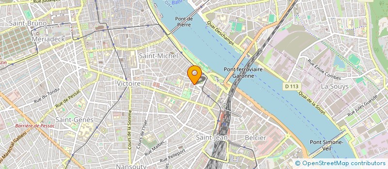 localisation de l'entreprise GROUPEMENT DES ACTEURS LOCAUX DE L'ALIMENTATION SOLIDAIRE (GALAS)  BORDEAUX