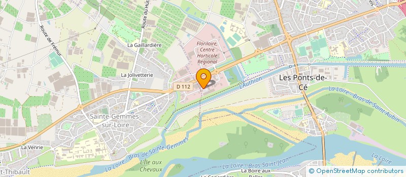 localisation de l'entreprise GROUPEMENT DES ADHERENTS AU RESEAU ESPACE EMERAUDE  LES PONTS-DE-CE