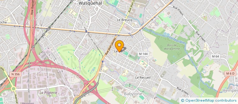 localisation de l'entreprise GROUPEMENT DES ARTISTES VILLENEUVOIS  VILLENEUVE-D'ASCQ