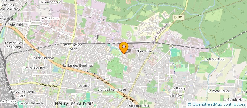 localisation de l'entreprise GROUPEMENT DES ASSOCIATION SOLIDAIRES ET D'INSERTION DE L'ORLEANAIS à FLEURY-LES-AUBRAIS