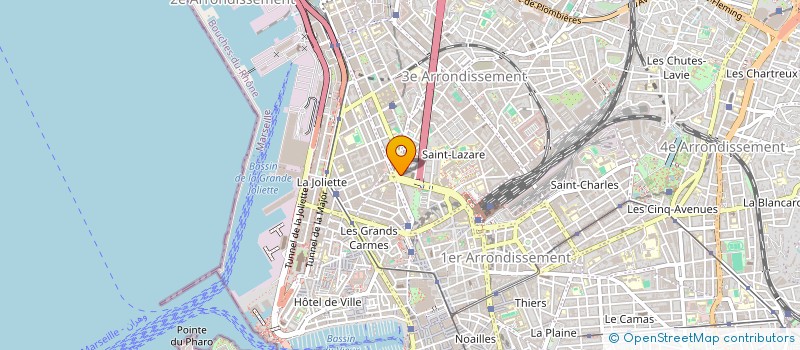 localisation de l'entreprise GROUPEMENT DES ASSOCIATIONS DE HARKIS à MARSEILLE