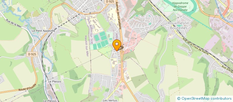 localisation de l'entreprise GROUPEMENT DES C.I.L.DE ROUEN ET DIEPPE  SAINT-AUBIN-SUR-SCIE