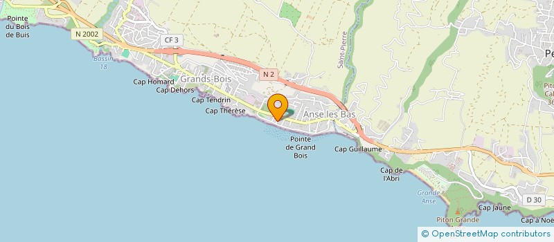 localisation de l'entreprise GROUPEMENT DES CLUBS DE DOMINOS DE LA REUNION à SAINT-PIERRE
