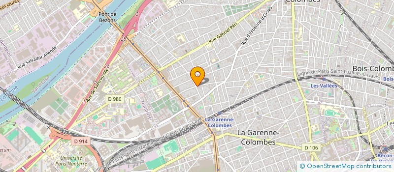 localisation de l'entreprise GROUPEMENT DES COMMERCANTS NON SEDENTAIRES DE COLOMBES  COLOMBES
