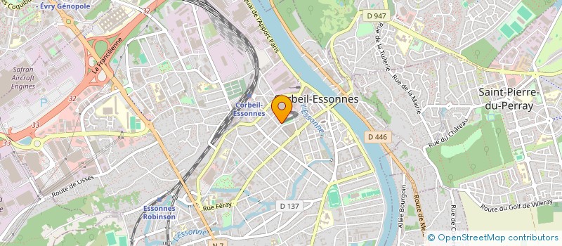 localisation de l'entreprise GROUPEMENT DES COMMISSAIRES DE JUSTICE DU DEPARTEMENT DE L'ESSONNE GROUPEMENT D'INTERET ECONOMIQUE à CORBEIL-ESSONNES