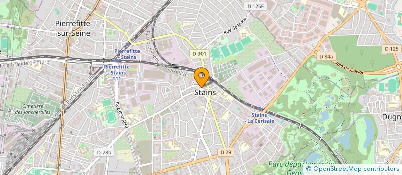 localisation de l'entreprise GROUPEMENT DES CONSTRUCTEURS INTERNATIONAUX à STAINS