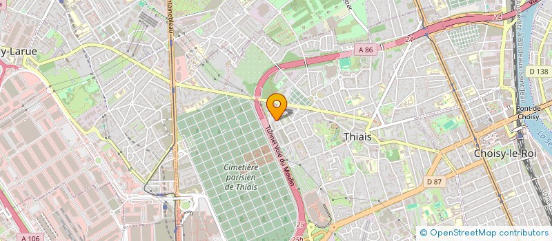 localisation de l'entreprise GROUPEMENT DES CONTROLES FRANCAIS à THIAIS