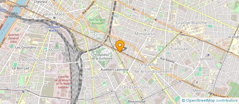 localisation de l'entreprise GROUPEMENT DES ECHANGES COMMERCIAUX EUROPE AFRIQUE  LYON