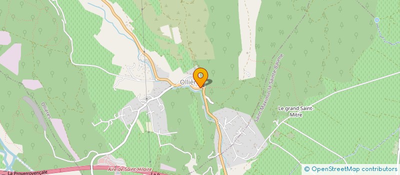 localisation de l'entreprise GROUPEMENT DES ELEVEURS EN FORET à OLLIERES