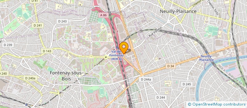 localisation de l'entreprise GROUPEMENT DES ENSEIGNANTS POUR LA PREVENTION ET LA SECURITE à FONTENAY-SOUS-BOIS