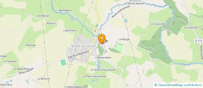 localisation de l'entreprise GROUPEMENT DES ETABLISSEMENTS MEDICAUX SOCIAUX 53 à NUILLE-SUR-VICOIN