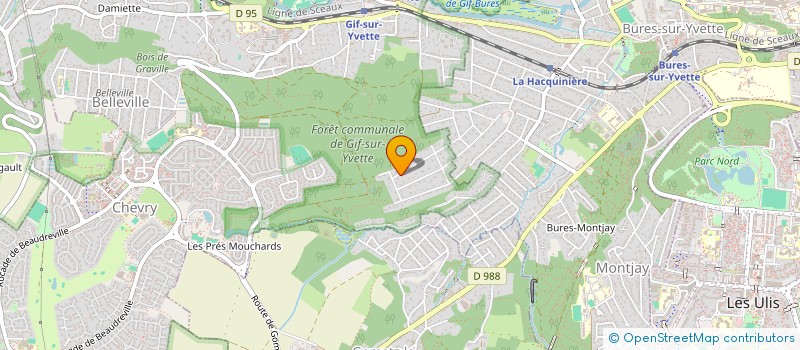 localisation de l'entreprise GROUPEMENT DES FORMATEURS POLICE  GIF-SUR-YVETTE