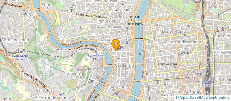 localisation de l'entreprise GROUPEMENT DES HUISSIERS DE JUSTICE DU RHONE - GHJR à LYON