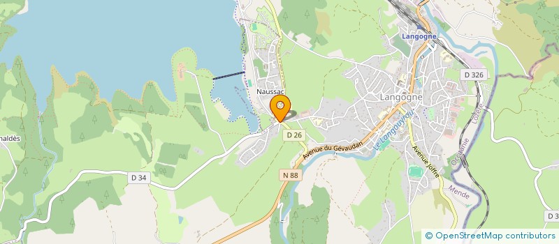 localisation de l'entreprise GROUPEMENT DES INFIRMIER.ES EN PRATIQUE AVANCEE D'OCCITANIE  LANGOGNE