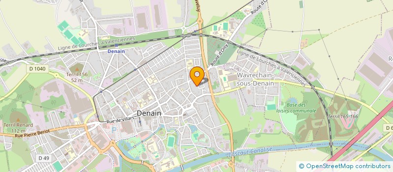 localisation de l'entreprise GROUPEMENT DES INFIRMIERS(ERES) LIBERAUX DU GRAND DENAISIS  DENAIN