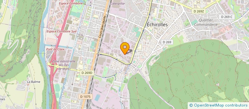 localisation de l'entreprise GROUPEMENT DES INSTALLATEURS FRANCAIS  ECHIROLLES