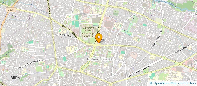 localisation de l'entreprise GROUPEMENT DES IRRIGANTS DES P A à PAU