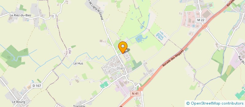 localisation de l'entreprise GROUPEMENT DES JARDINS FAMILIAUX  LA BASSEE