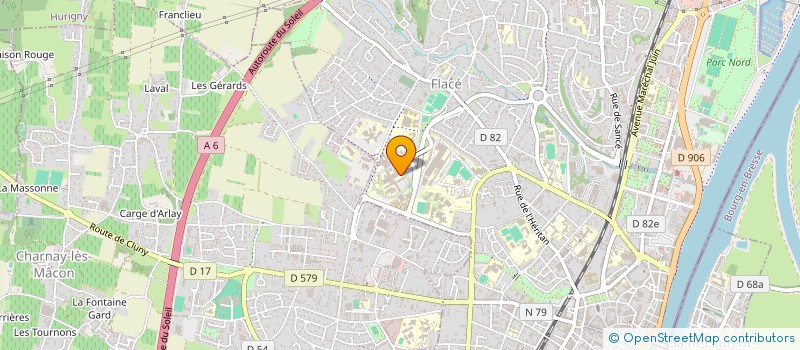localisation de l'entreprise GROUPEMENT DES MEDECINS DU MACONNAIS à MACON
