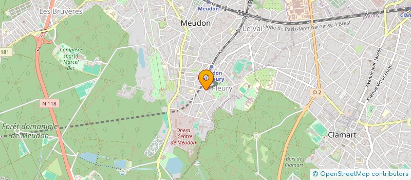 localisation de l'entreprise GROUPEMENT DES PARENTS CATHOLIQUES DES ELEVES DE L'ENSEIGNEMENT PUBLIC DU SECOND DEGRE DE MEUDON à MEUDON