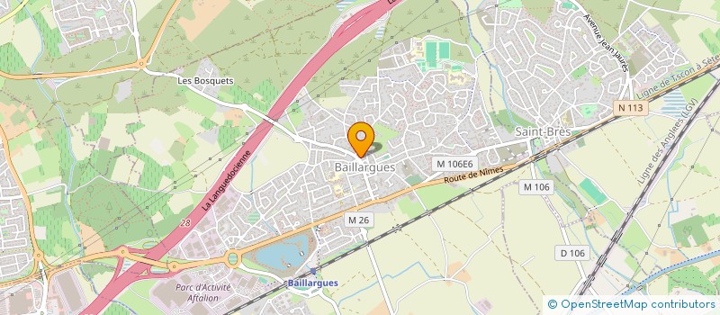 localisation de l'entreprise GROUPEMENT DES PARENTS D'ELEVES DE BAILLARGUES à BAILLARGUES