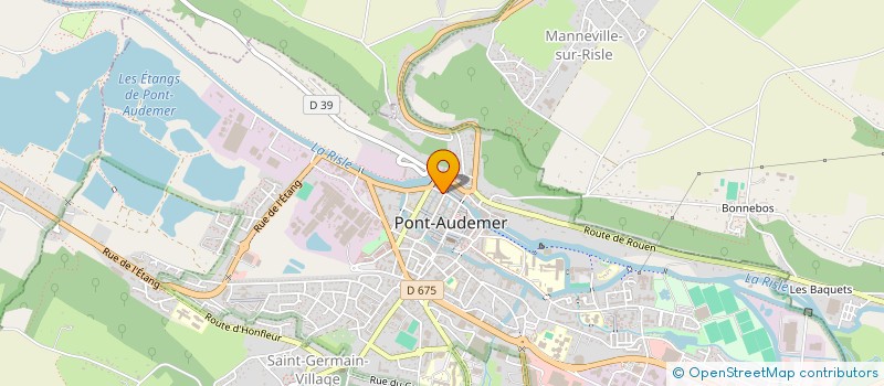 localisation de l'entreprise GROUPEMENT DES PARKINSONIENS DE L EURE  PONT-AUDEMER