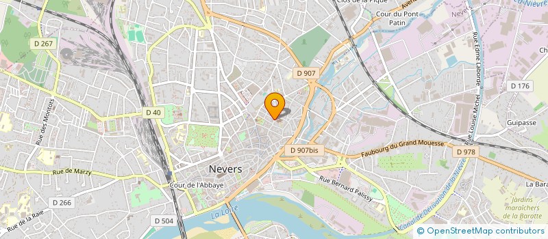localisation de l'entreprise GROUPEMENT DES PARKINSONIENS DE NIEVRE à NEVERS
