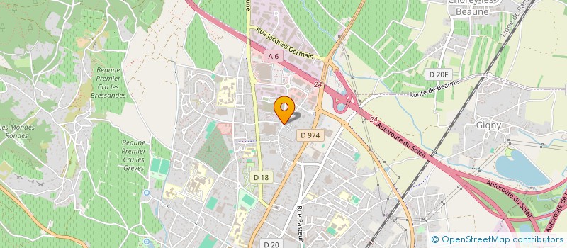 localisation de l'entreprise GROUPEMENT DES PECHEURS SPORTIFS BEAUNOIS à BEAUNE