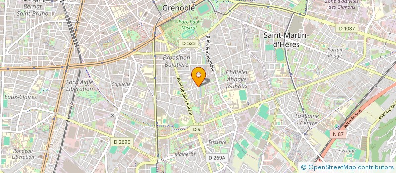 localisation de l'entreprise GROUPEMENT DES PECHEURS SPORTIFS DAUPHINE  GRENOBLE