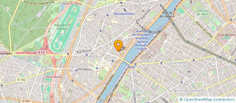 localisation de l'entreprise GROUPEMENT DES PEDIATRES HOMEOPATHES  PARIS